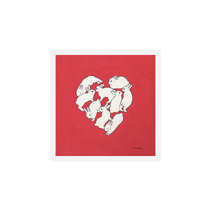 Bunny heart Art Print Gallery Image 1