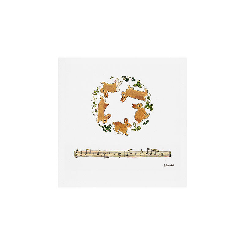 Bunny's footsteps Art Print Gallery Image 1