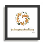 Bunny's footsteps Framed Art Print Gallery Image 1