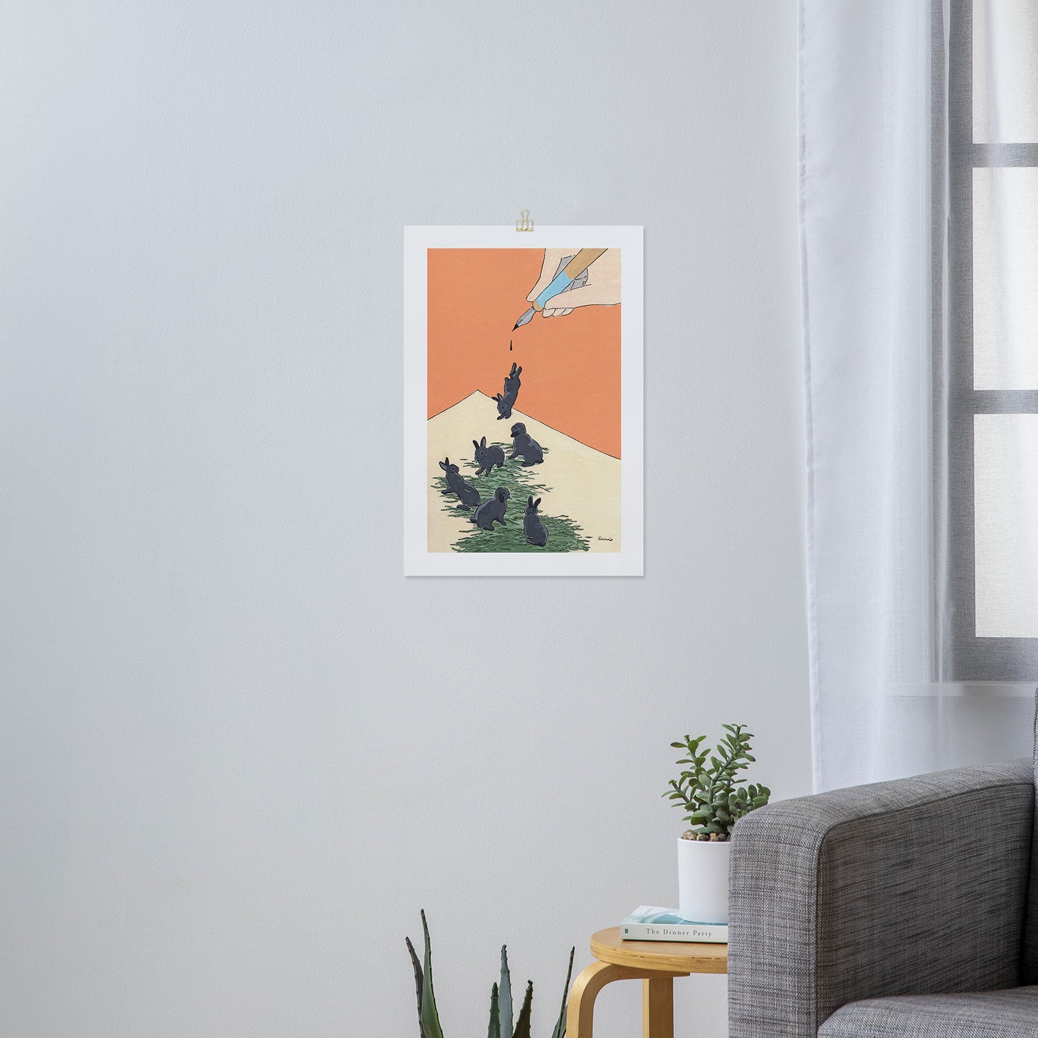 Drooling Art Print Gallery Image 3