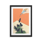 Drooling Framed Art Print Gallery Image 2