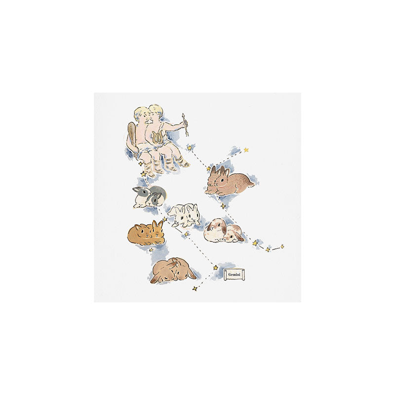 Gemini and the Rabbits Art Print Gallery Image 1