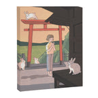 In a bunny shrine Canvas Print Gallery Image 6
