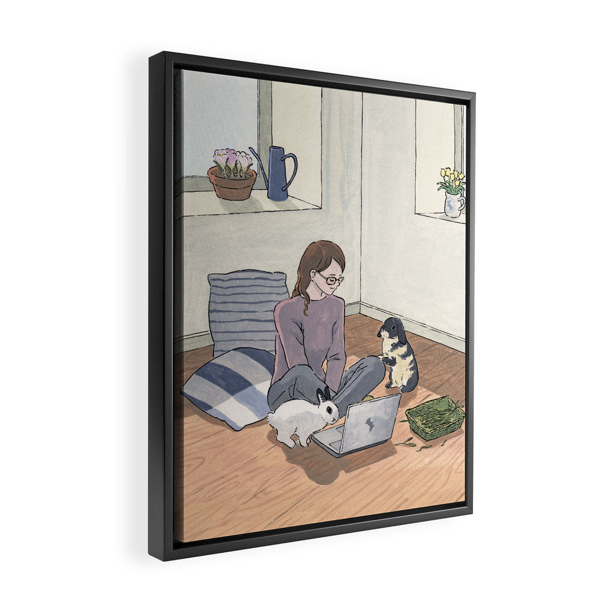 In the light of spring Framed Canvas Print Gallery Image 2