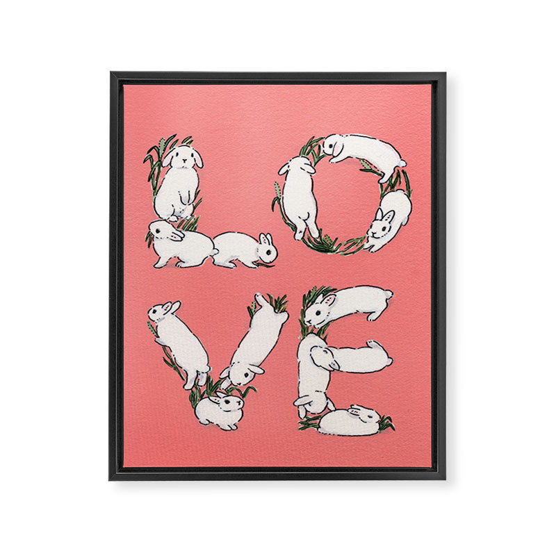 LOVE Framed Canvas Print Gallery Image 6
