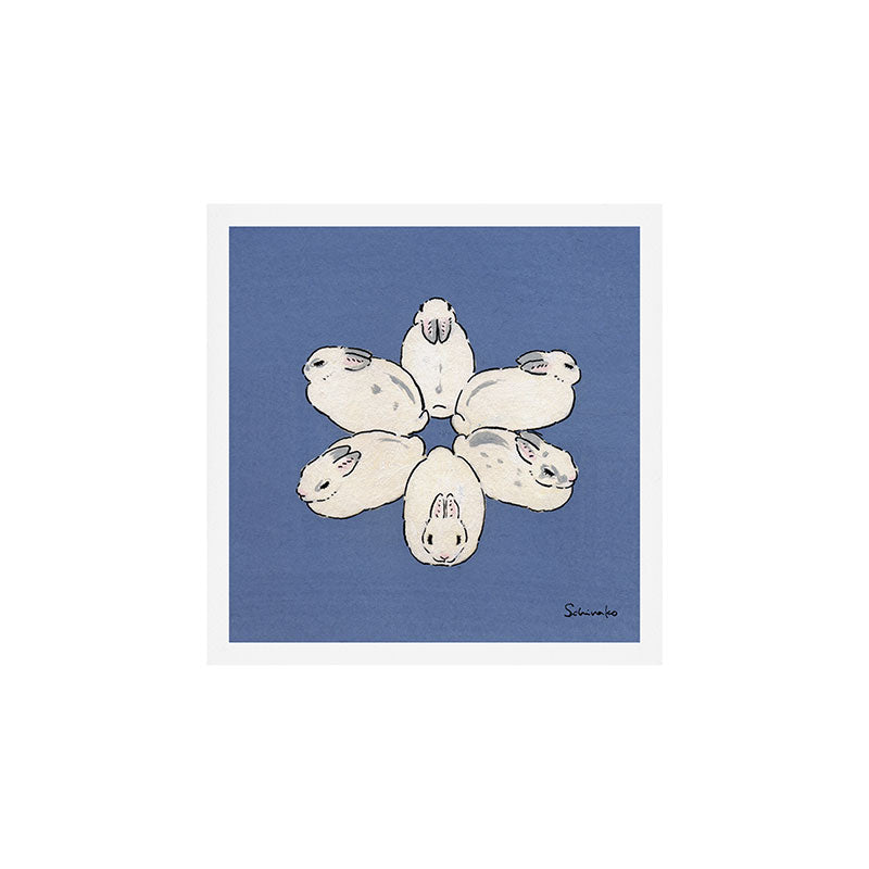 Snowflake? No, bunnies Art Print Gallery Image 1