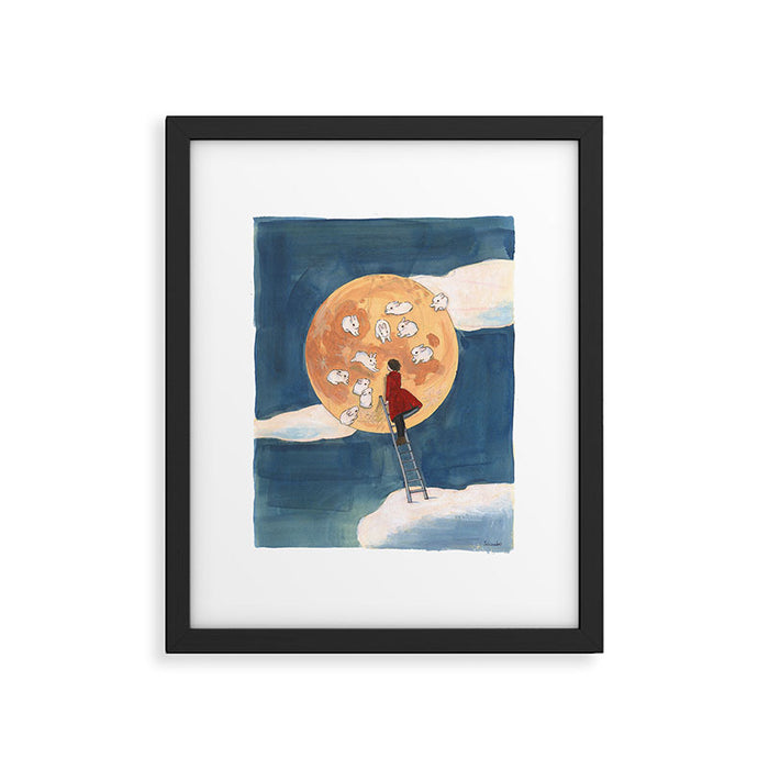 To meet my friends Framed Art Print Gallery Image 1