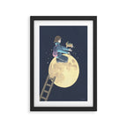 To The Moon Framed Art Print Gallery Image 2