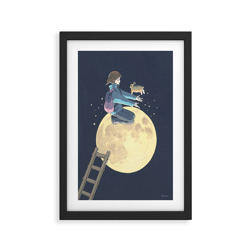 To The Moon Framed Art Print Gallery Image 2