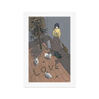 Wood deck Art Print Gallery Image 1