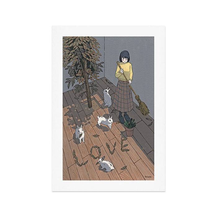Wood deck Art Print Gallery Image 1