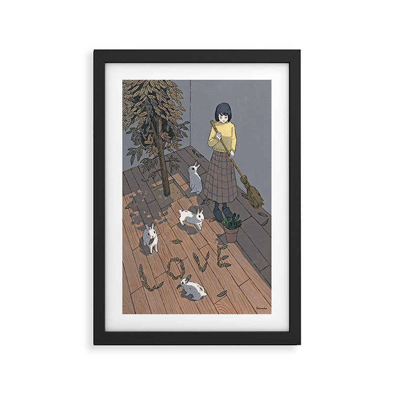 Wood deck Framed Art Print Gallery Image 2