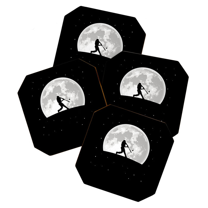 Baseball Moon Coaster Gallery Image 1