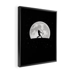 Baseball Moon Framed Canvas Print Gallery Image 2