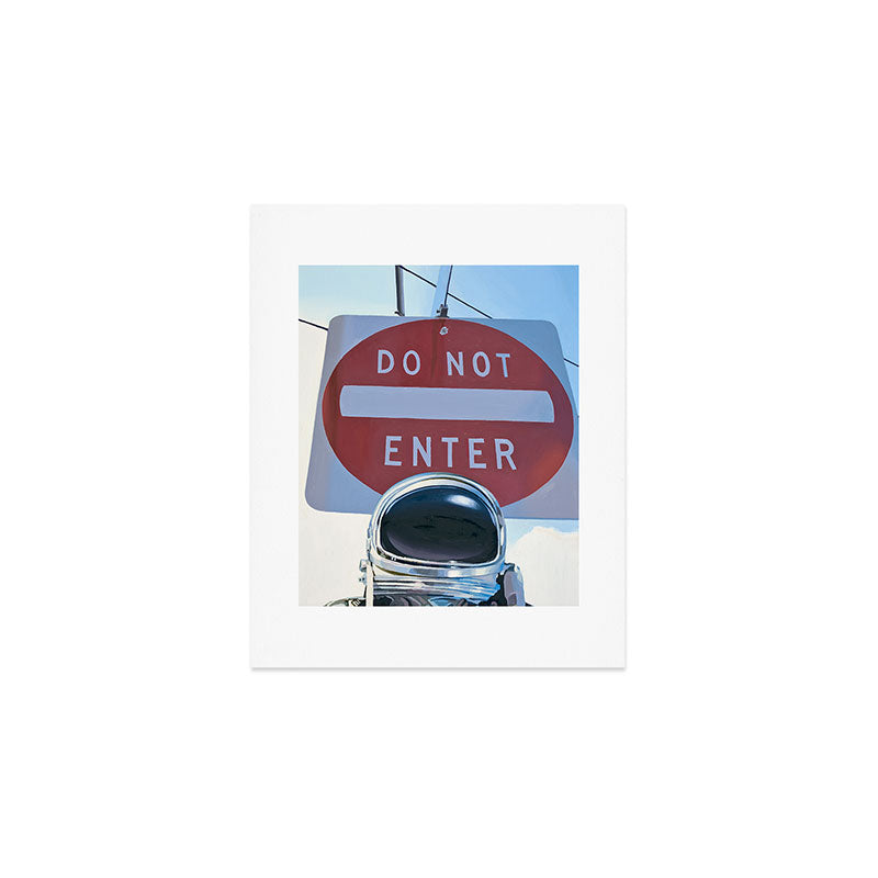 Do Not Enter Art Print Gallery Image 1