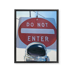 Do Not Enter Framed Canvas Print Gallery Image 6