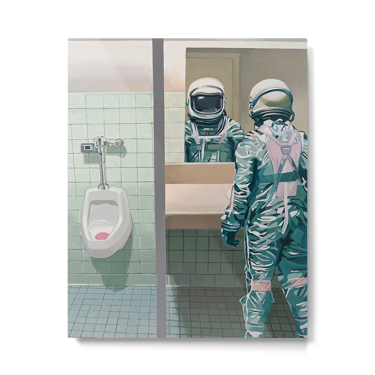 Mens Room Metal Print Gallery Image 4