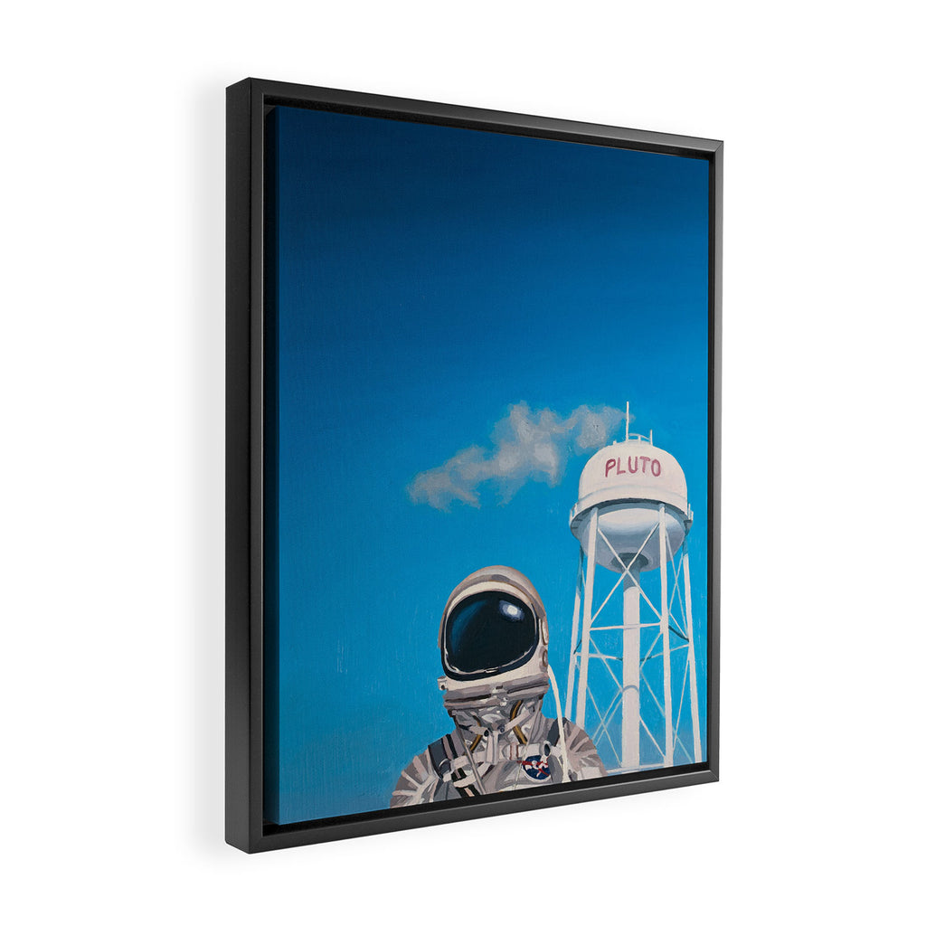Pluto Framed Canvas Print Gallery Image 2