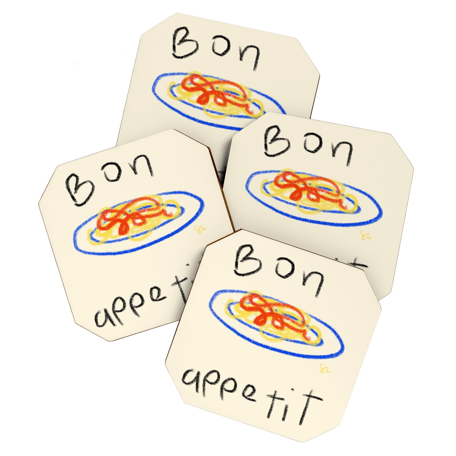 Bone Apple Tea Coaster Gallery Image 1