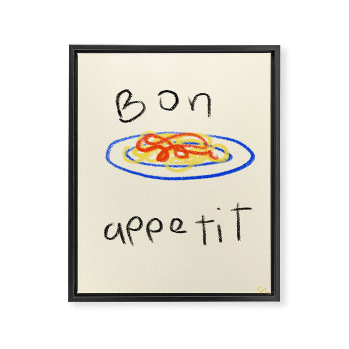Bone Apple Tea Framed Canvas Print Gallery Image 1