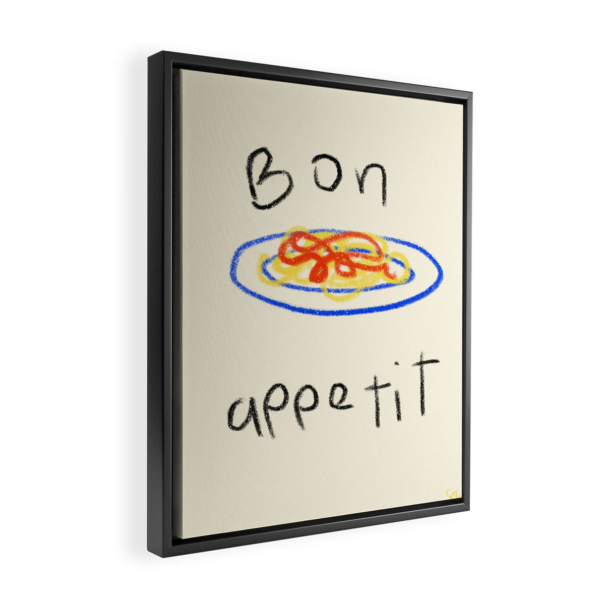 Bone Apple Tea Framed Canvas Print Gallery Image 2