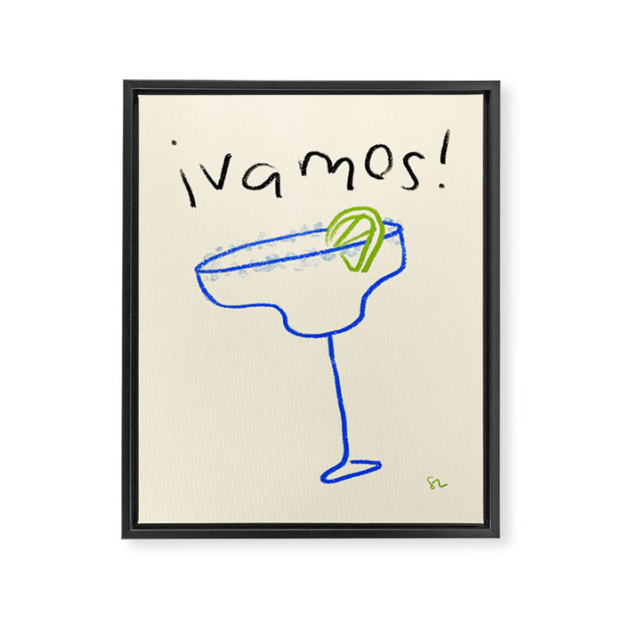 Pass the Salt Framed Canvas Print Gallery Image 1