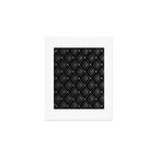 Black Quilted Leather Art Print Gallery Image 1