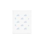 Pale Blue Sailboat Pattern Art Print Gallery Image 1