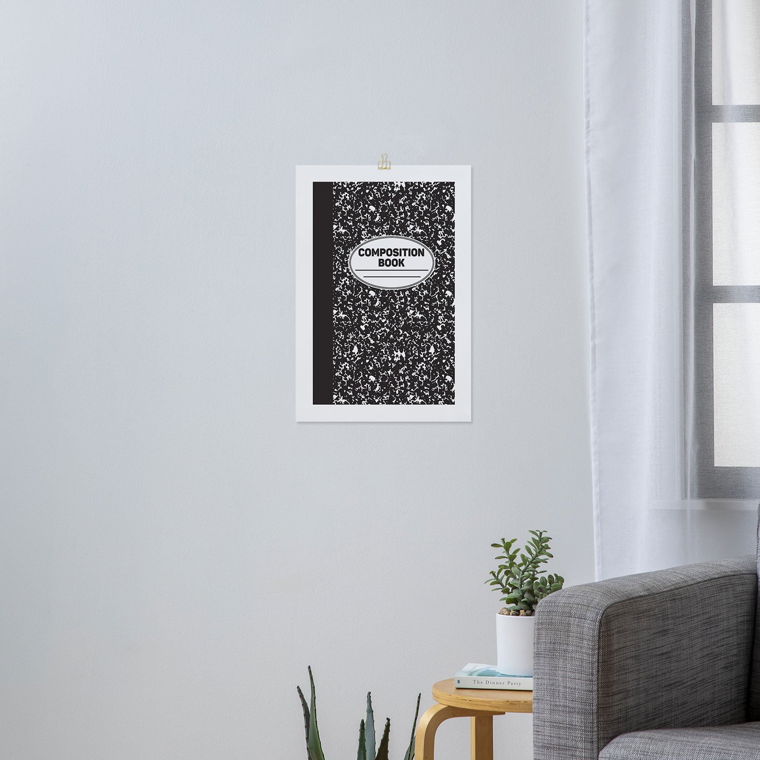 Composition Notebook College School Student Geek Nerd Art Print Gallery Image 3