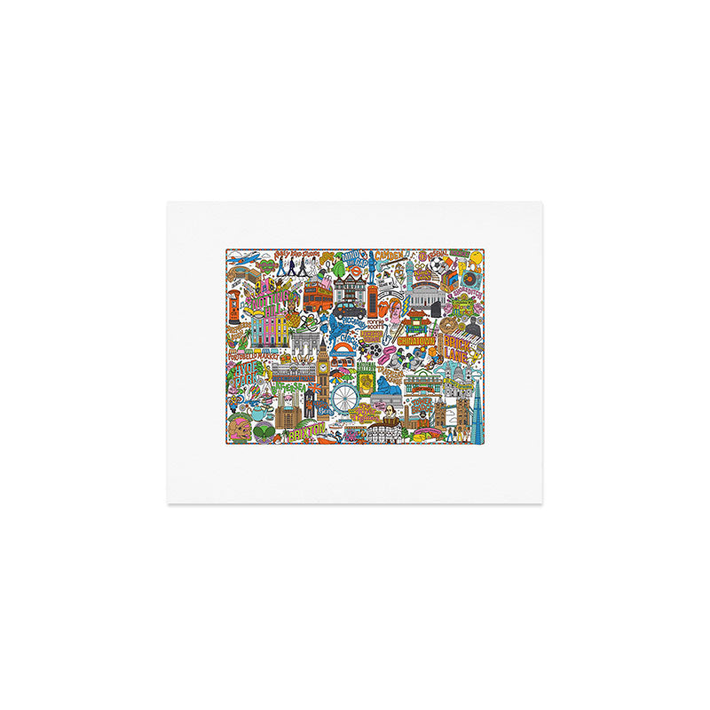 London City Map Art Print Gallery Image 1