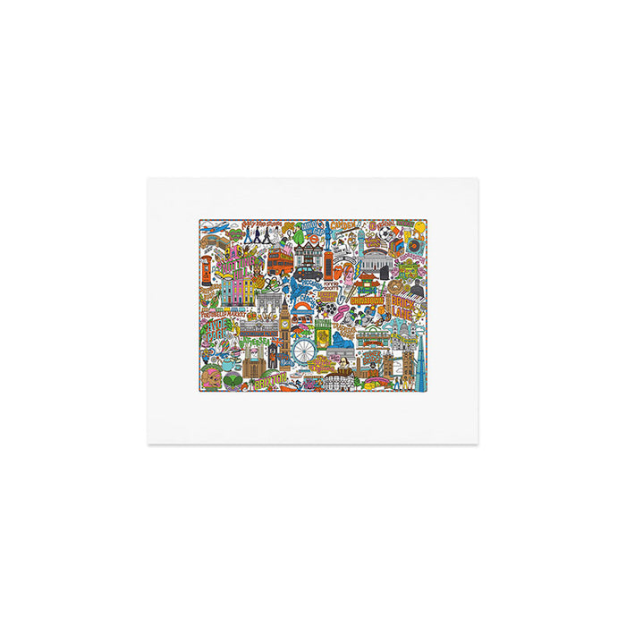 London City Map Art Print Gallery Image 1