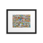 London City Map Framed Art Print Gallery Image 5