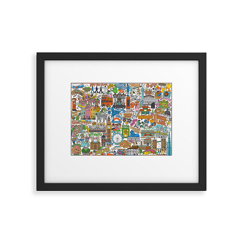 London City Map Framed Art Print Gallery Image 5