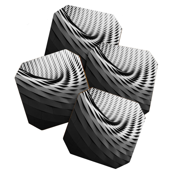 architecture black white Coaster Gallery Image 1