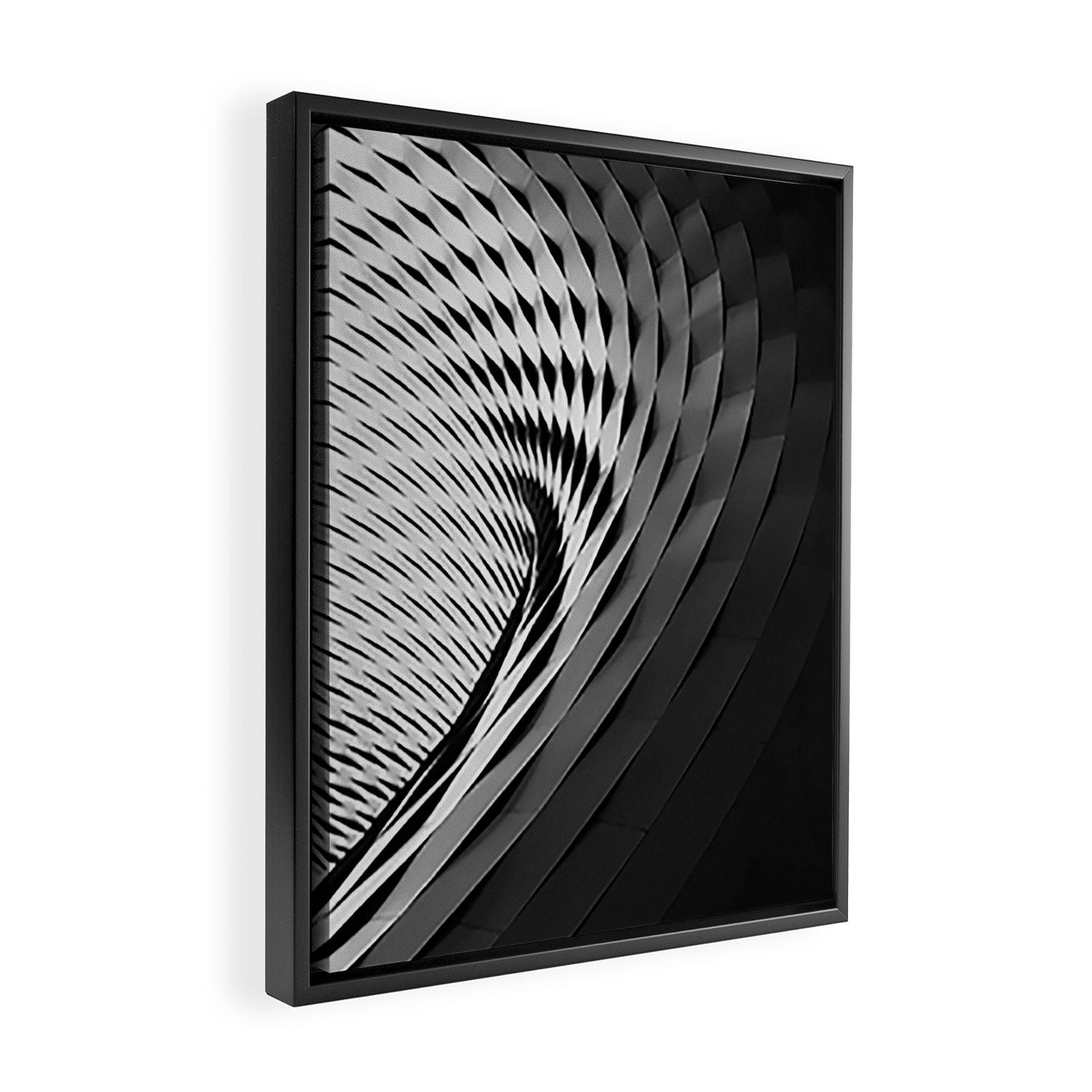 architecture black white Framed Canvas Print Gallery Image 2