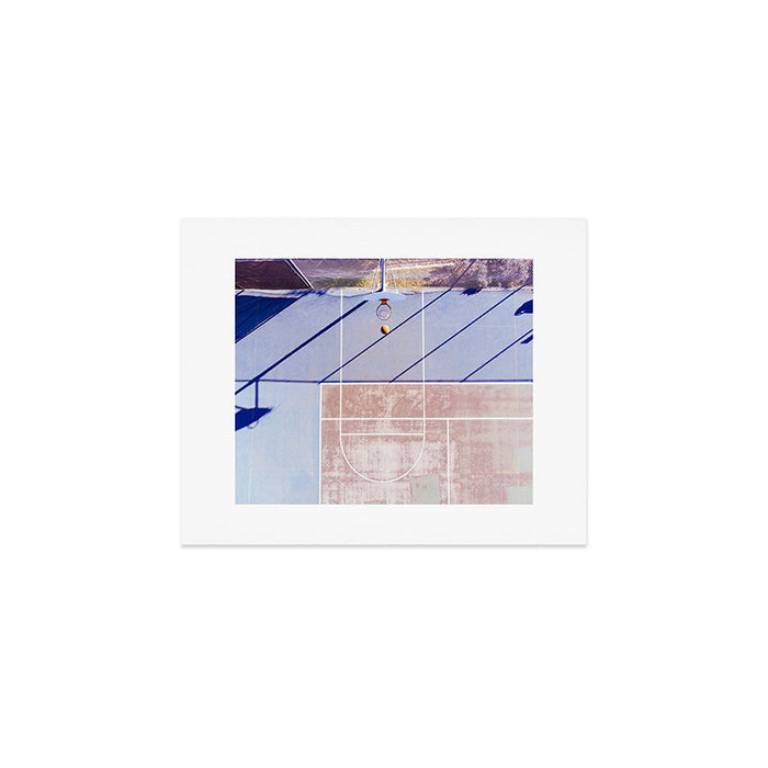 basketball court 3 Art Print Gallery Image 1