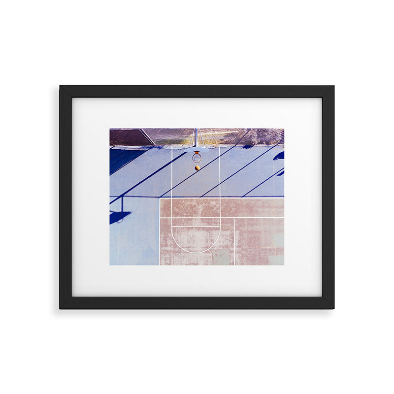 basketball court 3 Framed Art Print Gallery Image 5