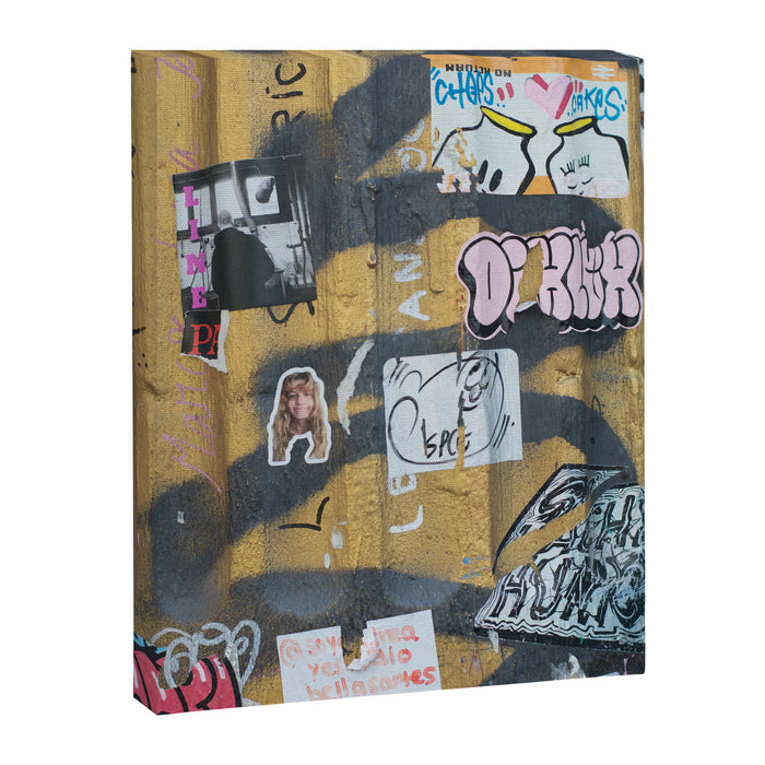 graffiti on the wall Canvas Print Gallery Image 1