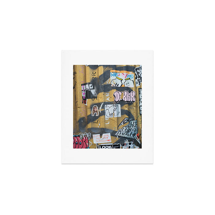 graffiti on the wall Art Print Gallery Image 1