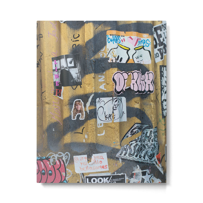 graffiti on the wall Metal Print Gallery Image 1