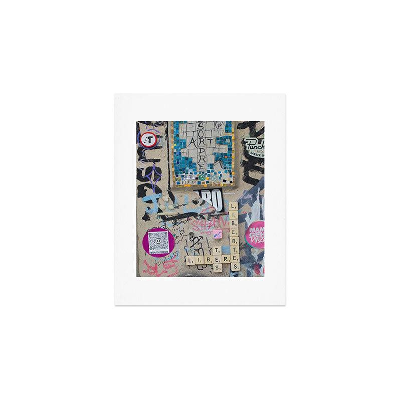 Letters on the wall Art Print Gallery Image 1