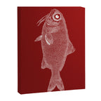 red fish poisson Canvas Print Gallery Image 6