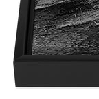 Surf black white Framed Canvas Print Gallery Image 3