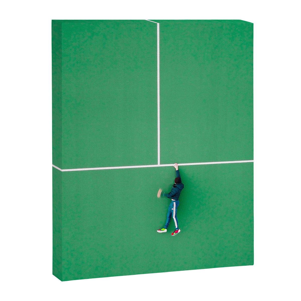 Tennis court green Canvas Print Gallery Image 6