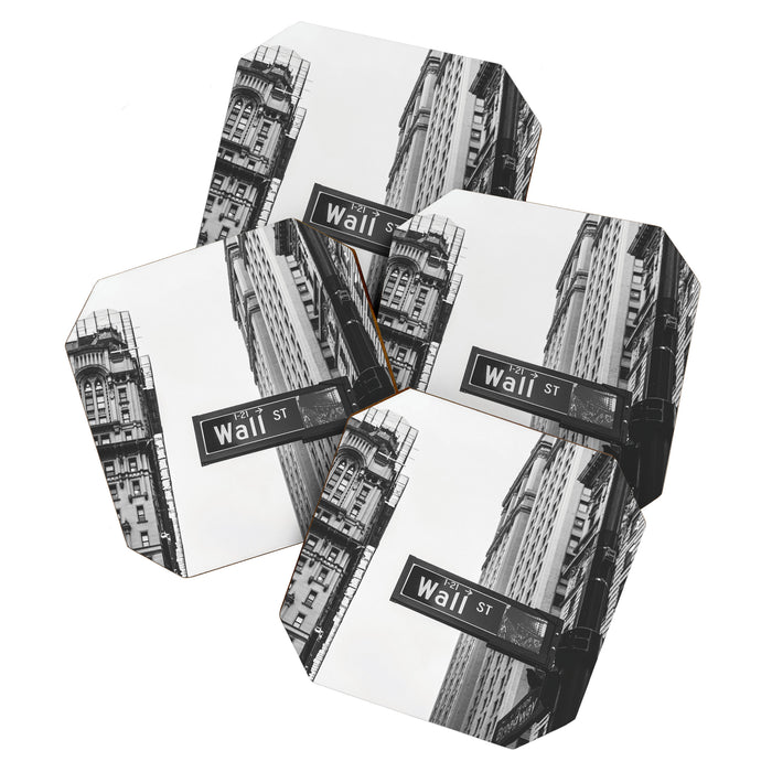 Wall street bw Coaster Gallery Image 1