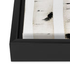 birch horizontal Framed Canvas Print Gallery Image 3