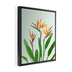 bird of paradise flower painting Framed Canvas Print Gallery Image 2