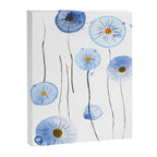 blue abstract dandelion 2 Canvas Print Gallery Image 6