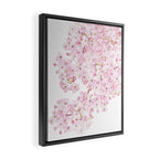 cherry blossom ink and watercolor 1 Framed Canvas Print Gallery Image 2