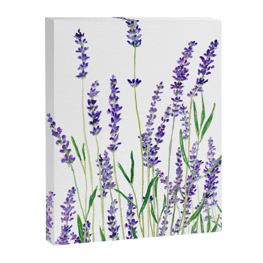 lavender watercolor horizontal Canvas Print Gallery Image 6